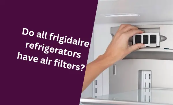 Do All Frigidaire Refrigerators Have Air Filters?