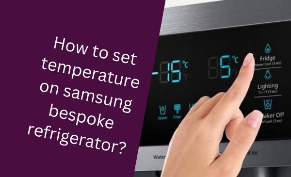 How to Easily Set Temperature on Samsung Bespoke Refrigerator